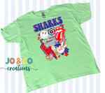 Load image into Gallery viewer, Retro Sharks Shirt
